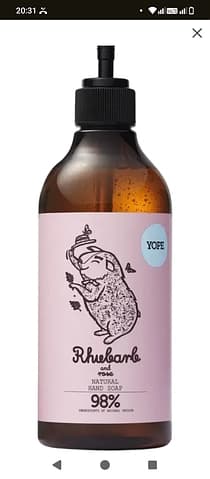 Рідке мило для рук YOPE RHUBARB and ROSE 500мл - зображення 1