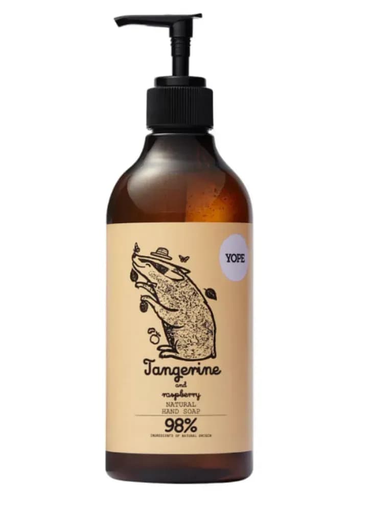 Рідке мило для рук YOPE Hand Soap TANGERINE and RASPBERRY 500ml