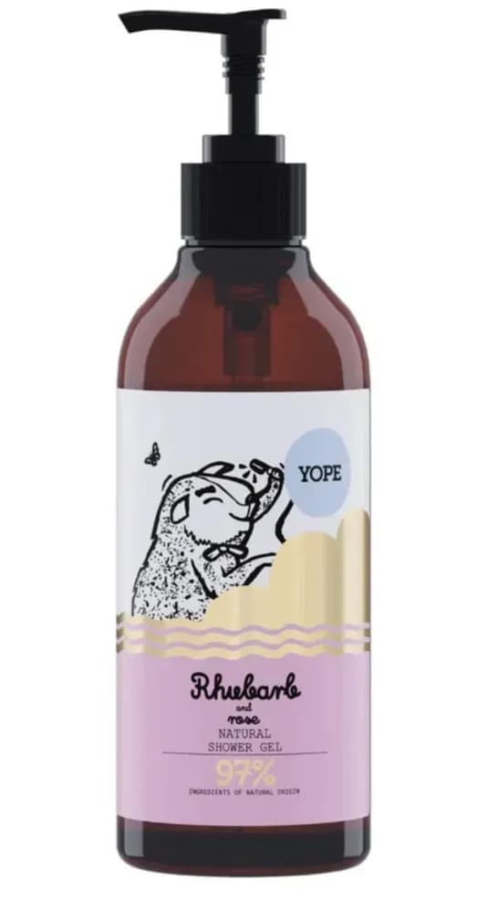 Жидкий гель для душа YOPE Shower Gel RHUBARB&ROSE 400ml - зображення 1