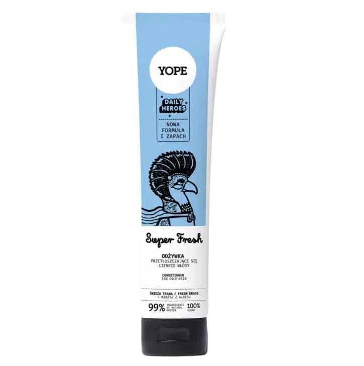 Освіжаючий кондиціонер для волосся YOPE DAILY HEROES FRESH CONDITIONER FRESH GRASS 170 мл