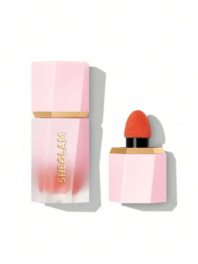 Кремовая матовая румяна SHEGLAM Color Bloom Liquid Blush Orange Peel - зображення 1