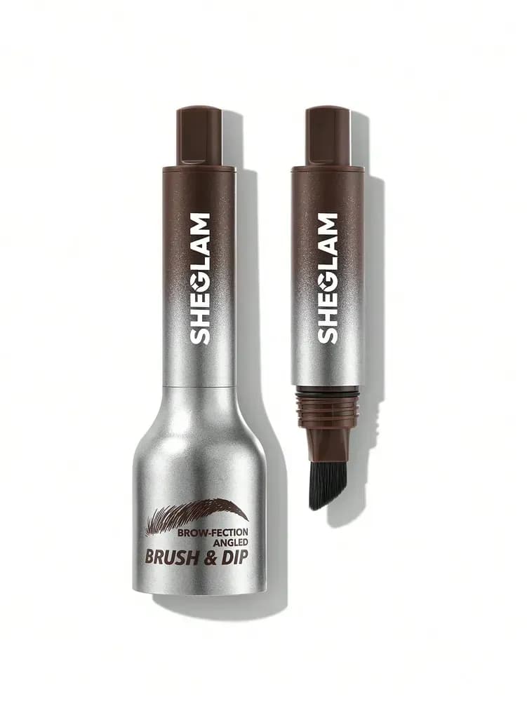 Маркер-помадка для бровей Sheglam Brow-Fection Angled Brush & Dip CHOCOLATE - зображення 1