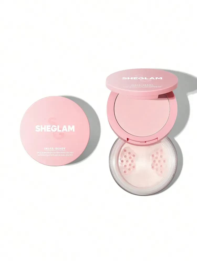 Двойная матирующая пудра SHEGLAM Insta-Ready Face & Under Eye Setting Powder Duo Bubblegum 14 г - зображення 1