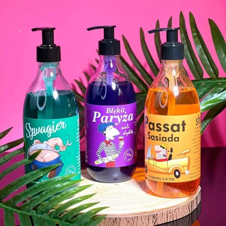 Гель для душу LaQ Shots! Szwagier Bartasa Shower Gel 500 мл - зображення 1