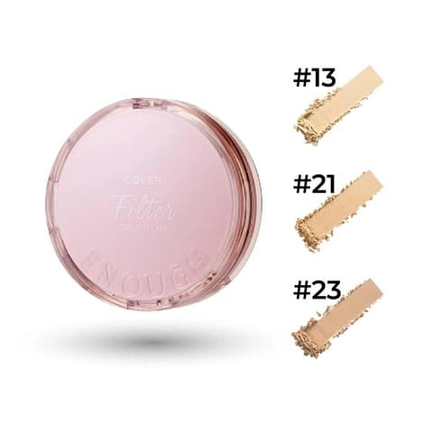 Пудра для обличчя Enough Cover Filter Two-Way Cake SPF 28 PA++10g*2шт (#13 тон)