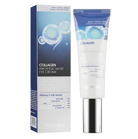 Зволожуючий крем для зони навколо очей із колагеном FarmStay Collagen Water Full Moist Eye Cream 50 ml - зображення 1