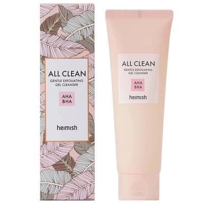 Ніжний відлущуючий гель для вмивання Heimish All Clean Gentle Exfoliating Gel Cleanser 130ml