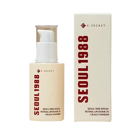 Антивікова сироватка з ретиналем KSECRET SEOUL 1988 Serum : Retinal Liposome 2% + Black Ginseng 30ml