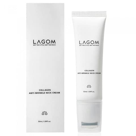 Антивіковий крем для шиї Lagom Collagen Anti-Wrinkle Neck Cream 50ml - зображення 1