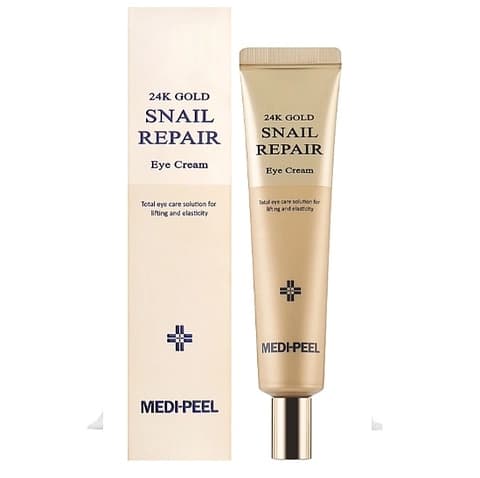 Крем для шкіри навколо очей з муцином равлики та золотом Medi-Peel 24K Gold Snail Repair Eye Cream 40 мл - зображення 1
