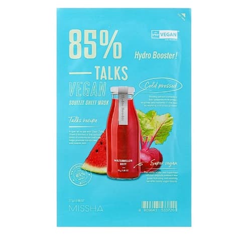 Тканинна маска Missha Talks Vegan Squeeze Sheet Mask (Hydro Booster) 27g
