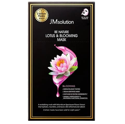 Зволожуюча маска з екстрактом лотоса JMsolution Be Nature Lotus & Blooming Mask 24 мл