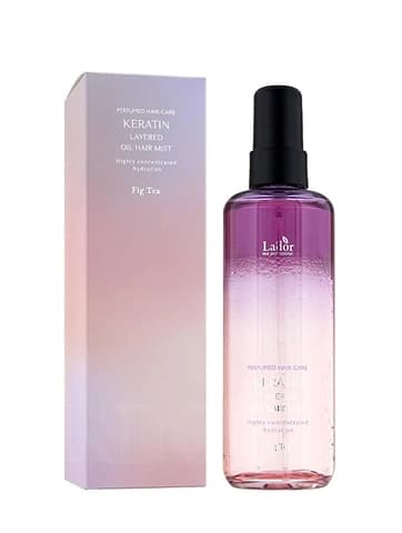 Міст для волосся зволожуючий з ароматом інжиру Lador Keratin Layered Oil Mist Fig Tea 130 мл - зображення 1