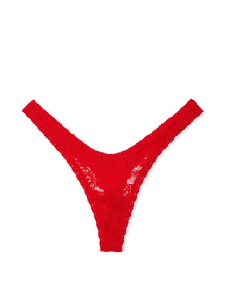 Мереживні трусики від Victoria's Secret - Red Pepper