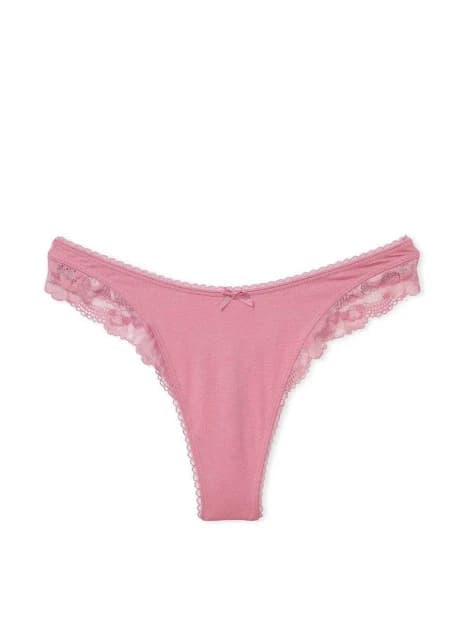 Котонові трусики стрінги Victoria's Secret - зображення 1
