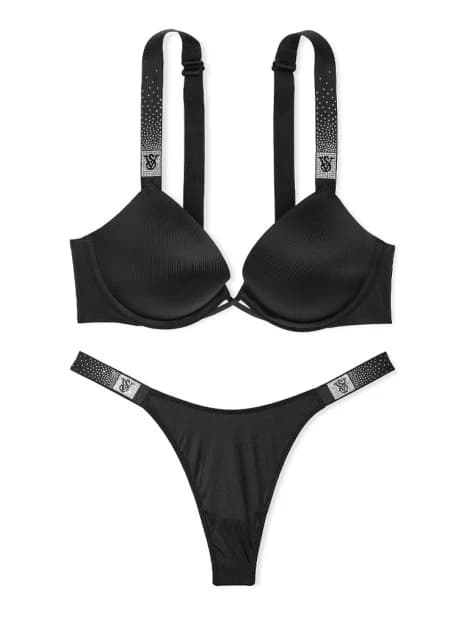 Комплект білизни з пушапом зі стразами Shine Strap Victoria's Secret SaleХіт