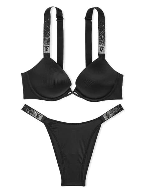 Комплект білизни з пушапом зі стразами Shine Strap Victoria's Secret Sale - зображення 1
