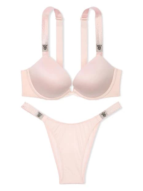 Комплект білизни з пушапом зі стразами Shine Strap Victoria's Secret