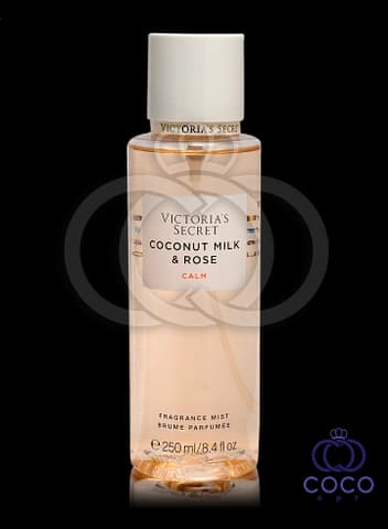 Парфумований спрей для тіла Victoria`s Secret Coconut Milk & Rose 250 ml золота кришка - зображення 1
