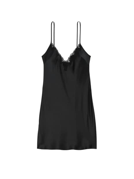 Пеньюар Victoria's Secret Very Sexy Satin Rose Lace-Trim Mini Slip Dress